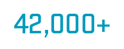42,000+ Security Work Orders blue transparent numbers