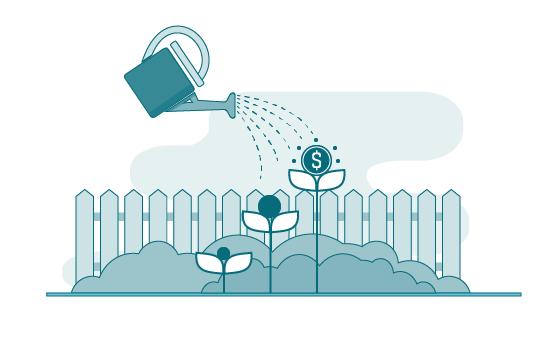 money grows illustration transparent