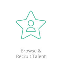 browse and recruit talent icon