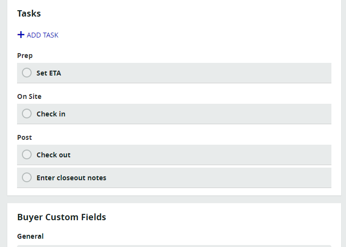 tasks and custom fields screenshot