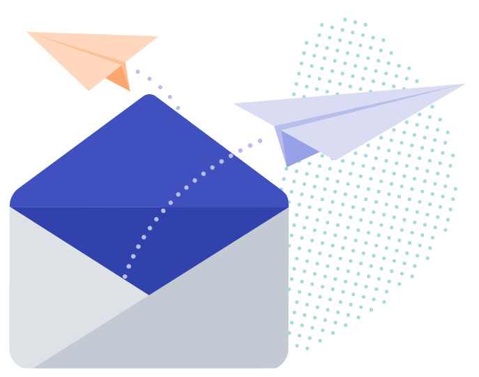 send an invitation illustration